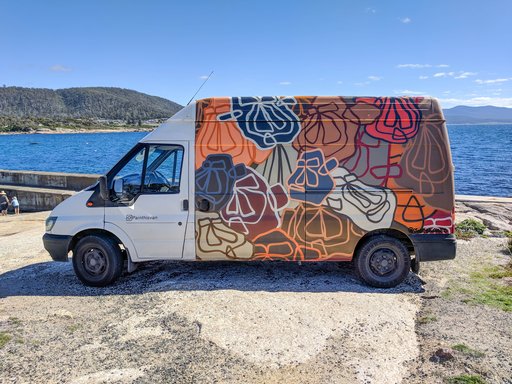 Painted van by Jonny Scholes
