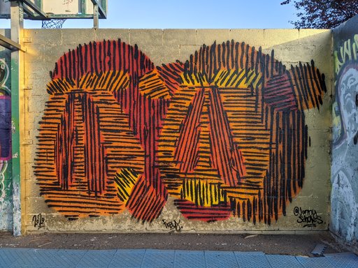 Golden masks by Jonny Scholes