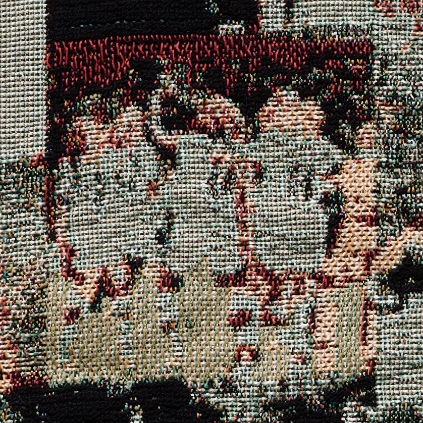 Interpreted tapestry close up